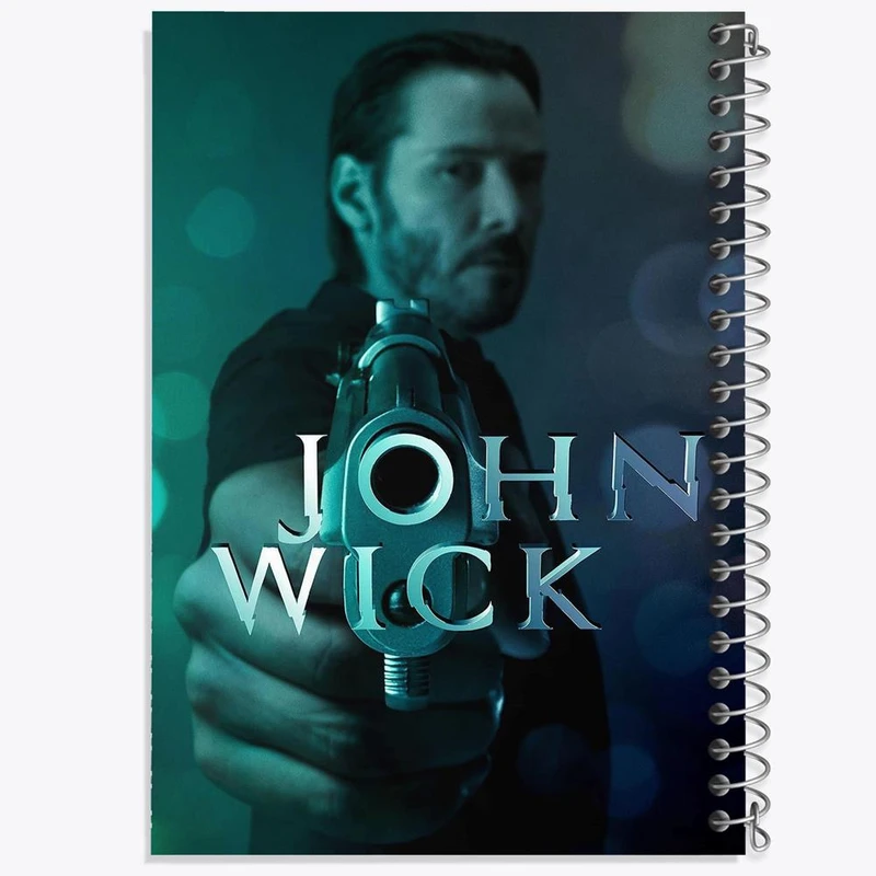 دفتر نت موسیقی 50 برگ خندالو مدل جان ویک John Wick کد 2946