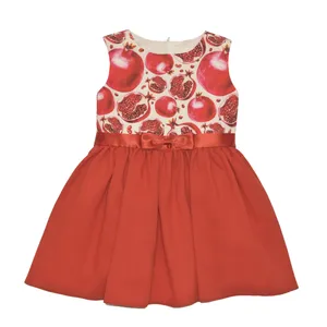 پیراهن دخترانه مدل انار يلدا کد 99302