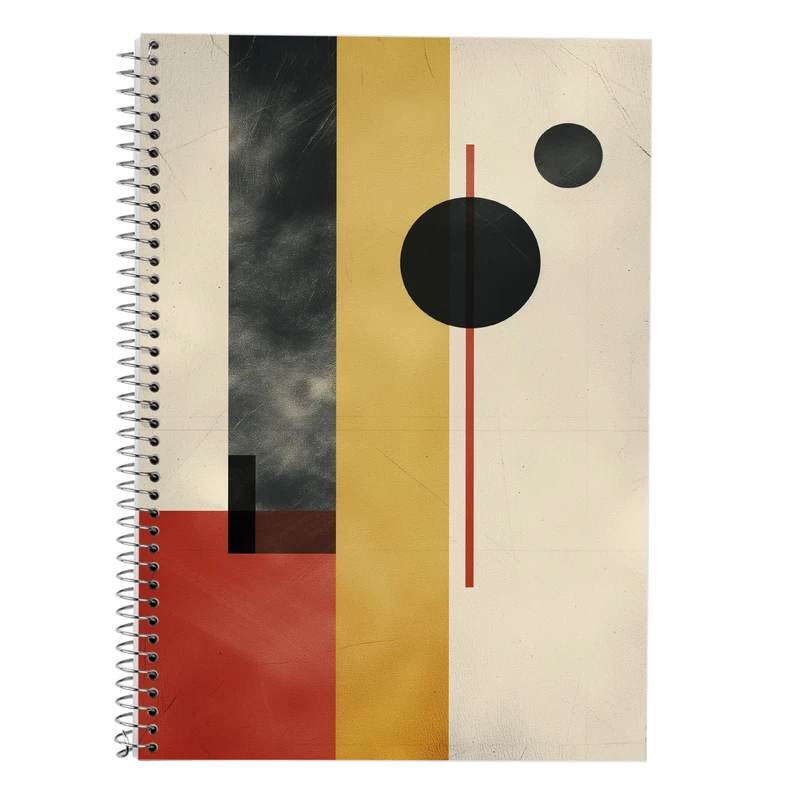 دفتر زبان 50 برگ مدوپد مدل سه خط طرح فانتزی کد DF13709