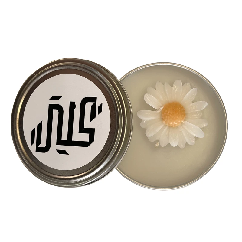 شمع معطر دگیتی مدل قوطی گلدار