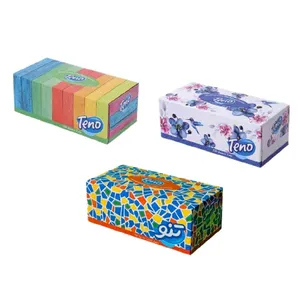 دستمال کاغذی 150 برگ تنو مدل میکس مجموعه 3 عددی