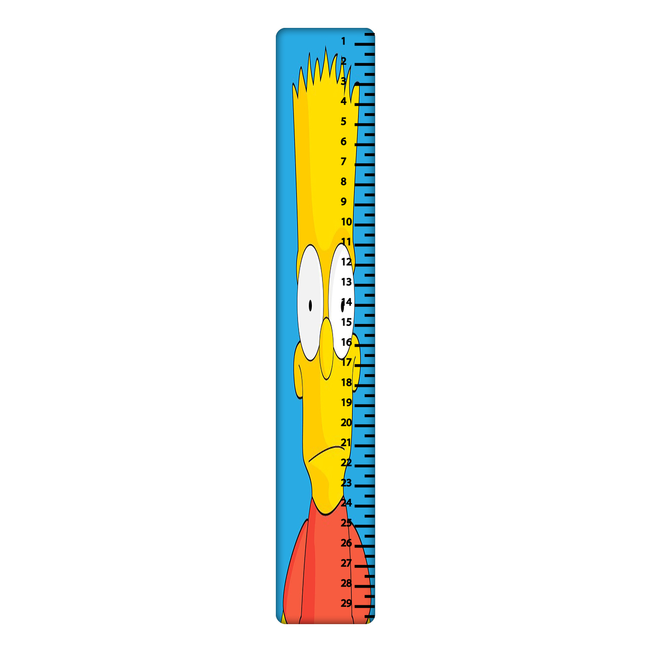 خط کش 30 سانتی متر طرح سیمپسون کد 517