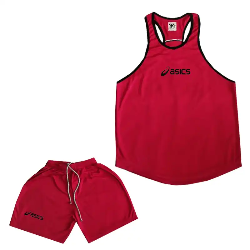 ست تاپ و شلوارک ورزشی مردانه مدل asred