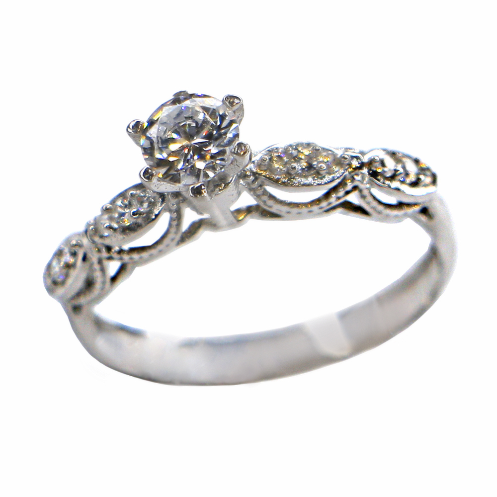 انگشتر نقره زنانه مدل گیلدا کد RS018