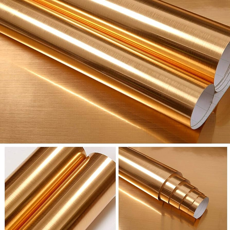 برچسب بدنه خودرولندمون طرح کروم خش دار کد SC002 T رول یک متری