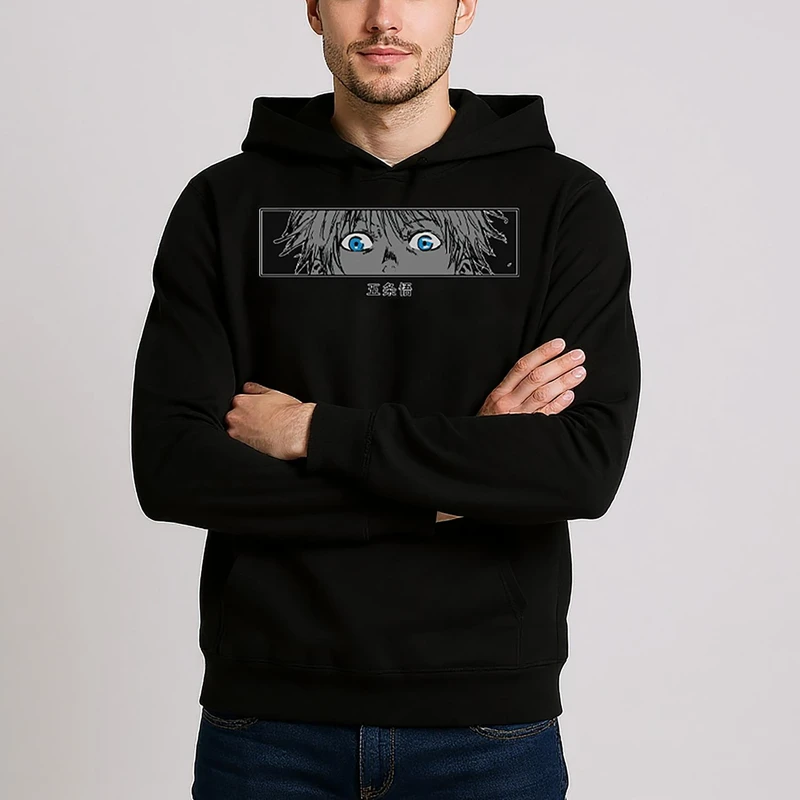 هودی مردانه مدل انیمه جوجوتسوکایسن گوجو کد anm151