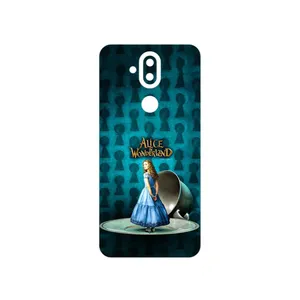 MAHOOT Alice in Wonderland Cover Sticker for Nokia 8.1