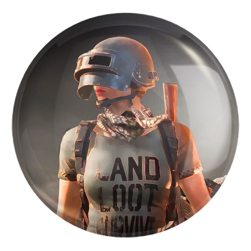 پیکسل خندالو طرح بازی پابجی PUBG کد 3804 مدل بزرگ