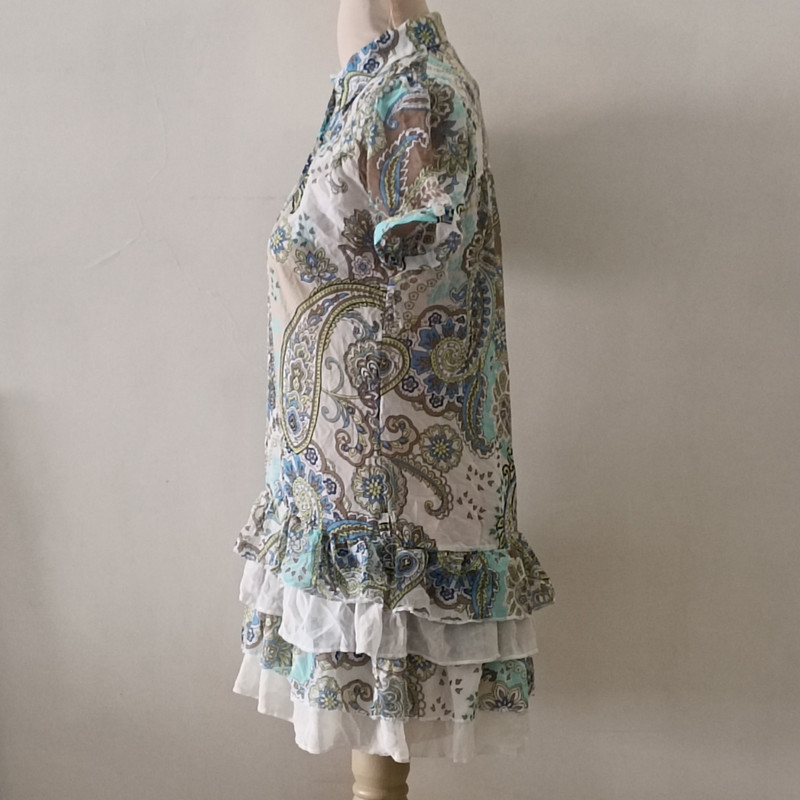 پیراهن زنانه مدل ترمه چین دار