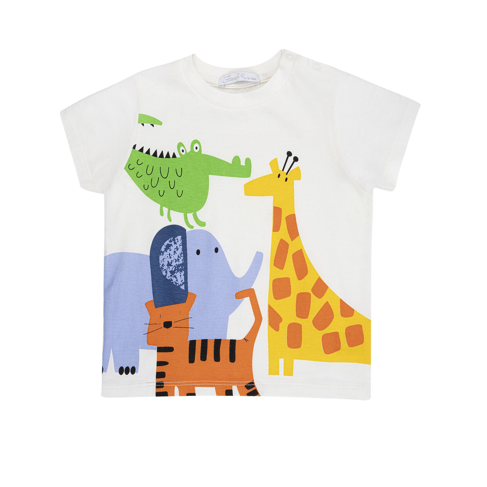ست تی شرت و شلوارک نوزادی فیورلا مدل zoo کد 25037 -  - 6
