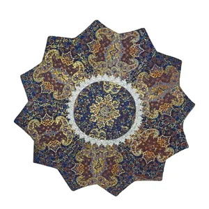 رومیزی ترمه مدل چهل تکه نسترن کد W150