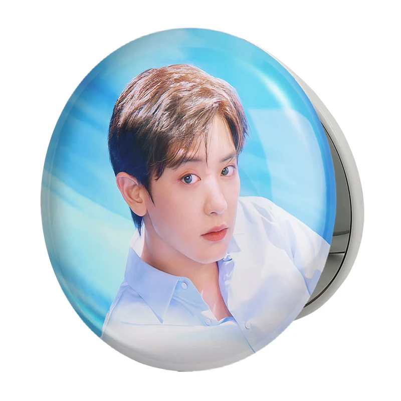 آینه جیبی خندالو طرح انیول گروه اکسو EXO مدل تاشو کد 16791 