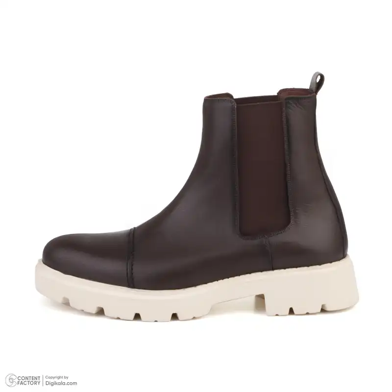 نیم بوت مردانه چرم مشهد مدل J6204-088