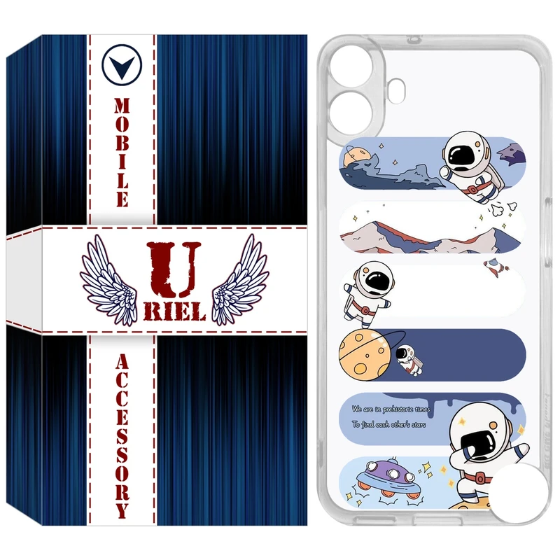 کاور یوریل مدل Clear کد 30 طرح کهکشان مناسب برای گوشی موبایل ناتینگ فون Nothing CMF Phone 1