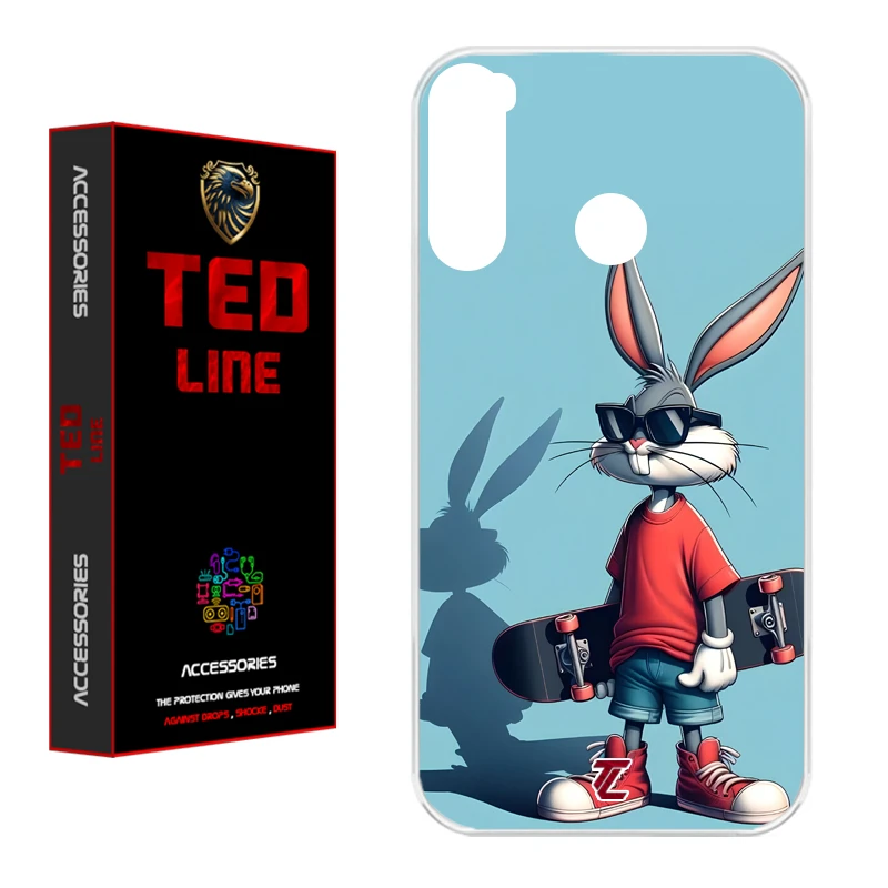 کاور تد لاین طرح خرگوش کد 1107 مناسب برای گوشی موبایل شیائومی Redmi Note 8