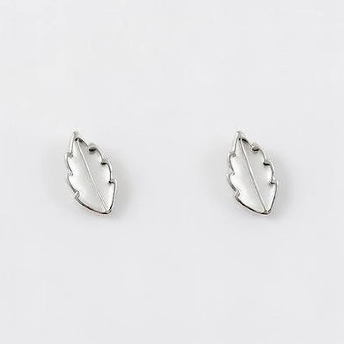 گوشواره میخی زنانه مدل برگ