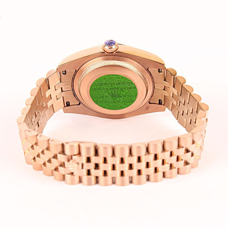 ساعت مچی عقربه‌ای مردانه  مدل دیت جاست ساده نگینی کد 02_roz