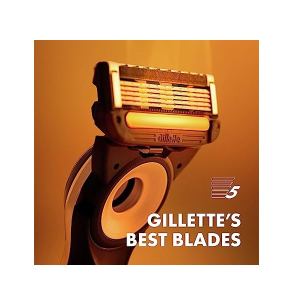 تیغ یدک ژیلت مدل Labs Heated Razor بسته 8 عددی