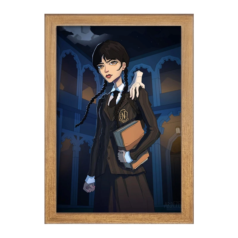 تابلو خندالو مدل ونزدی (Wednesday) کد F2466