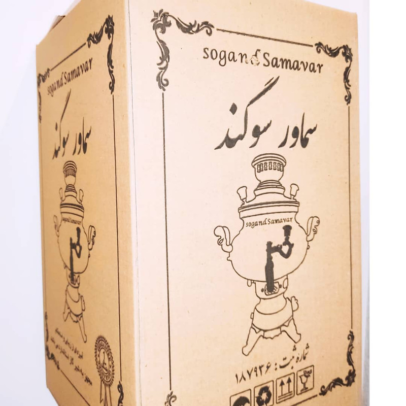 سماور گازی سوگند کد 002 ظریفت 6 لیتر به همراه قوری