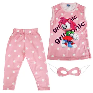 ست 3 تکه لباس دخترانه مدل سونیک گرل