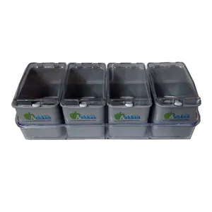 جای ادویه 5 پارچه طرح پیوسته مدل ashkan