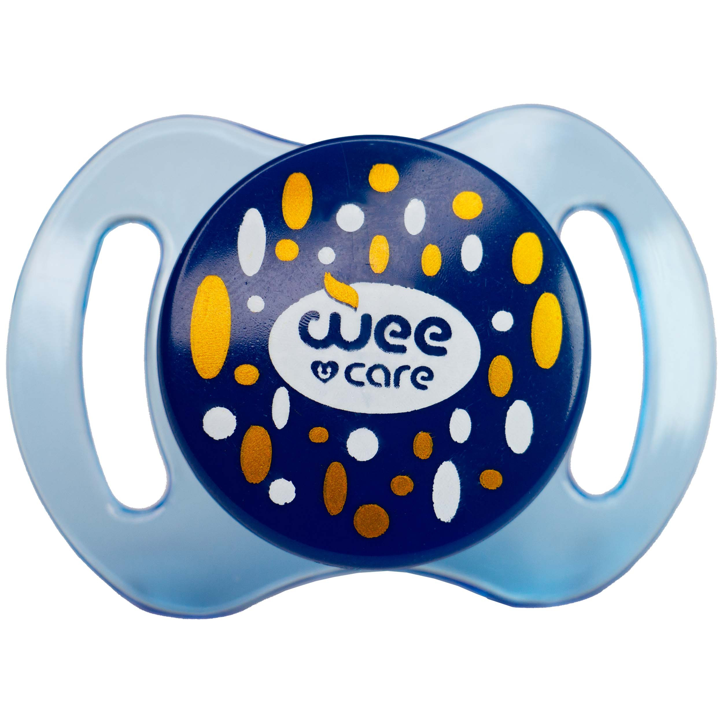 پستانک ارتودنسی وی کر مدل دربدار شفاف چاپدار Comfort سایز 3+ ماه کد P143