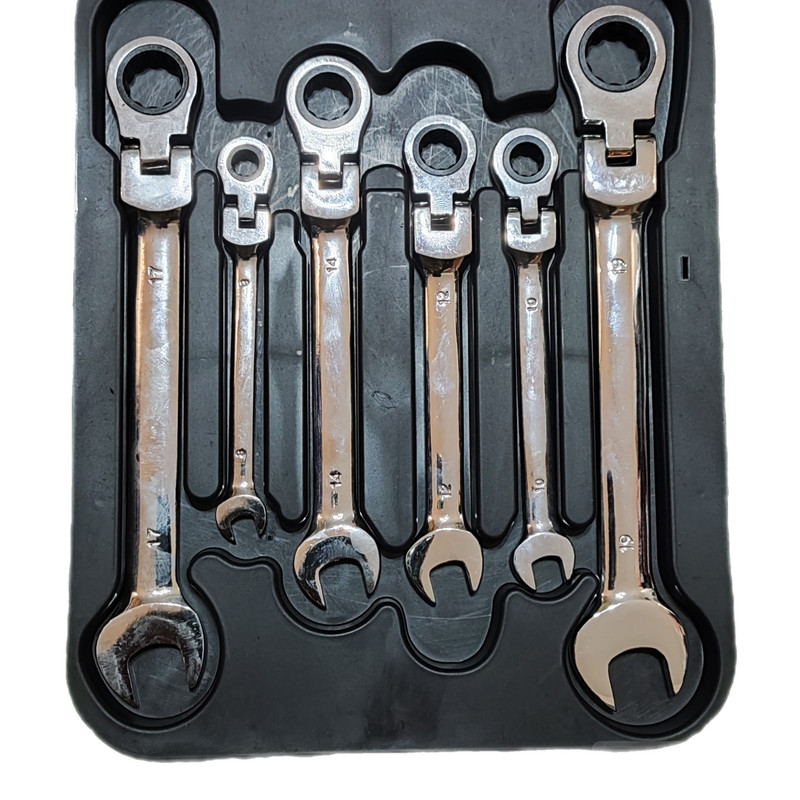 آچار جغجغه ای مفصلی کنیوس مدل 72t مجموعه 7 عددی آچار جغجغه ای مفصلی کنیوس مدل 72t مجموعه 7 عددی