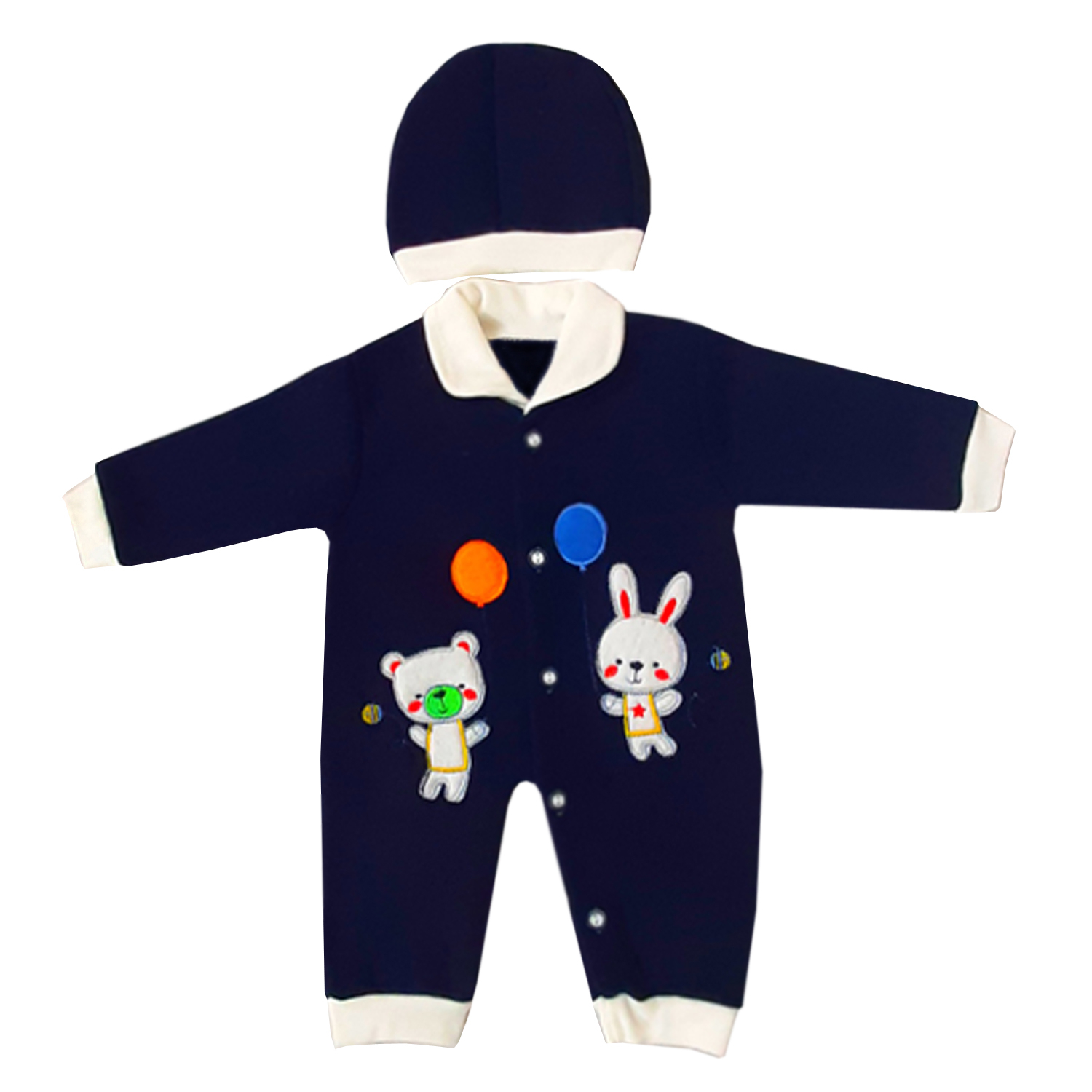 ست سرهمی و کلاه نوزادی کد s20-05