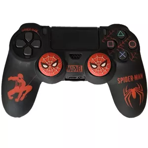 محافظ دسته پلی استیشن 4 مدل SPIDERMAN PS4105 به همراه روکش آنالوگ