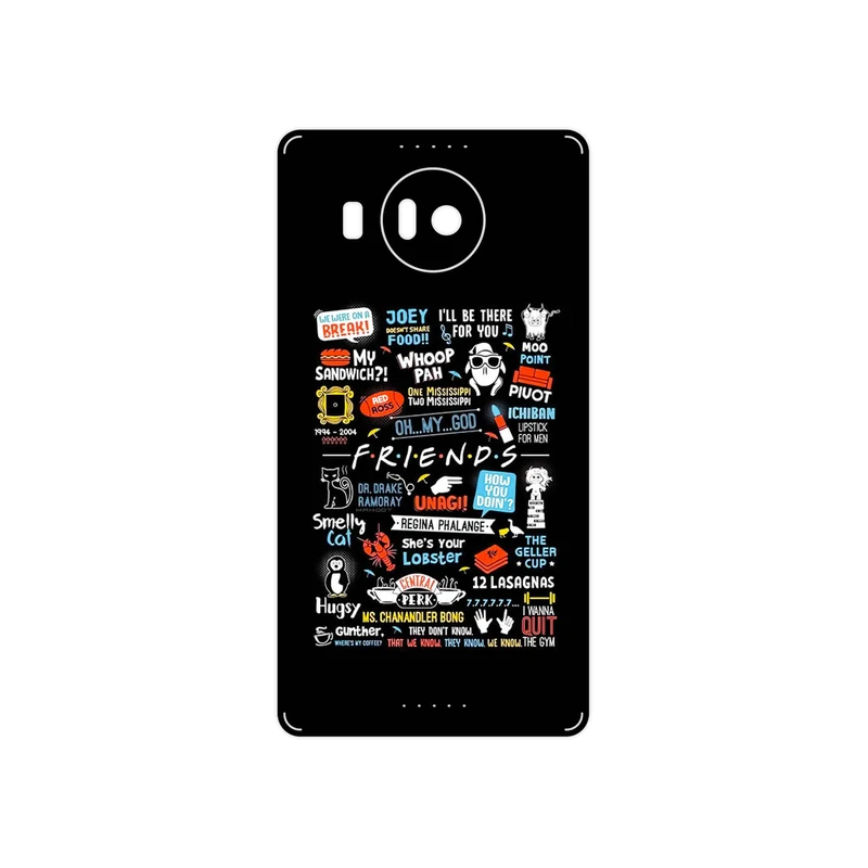 برچسب پوششی ماهوت مدل Friends 2 مناسب برای گوشی موبایل مایکروسافت Lumia 950 XL
