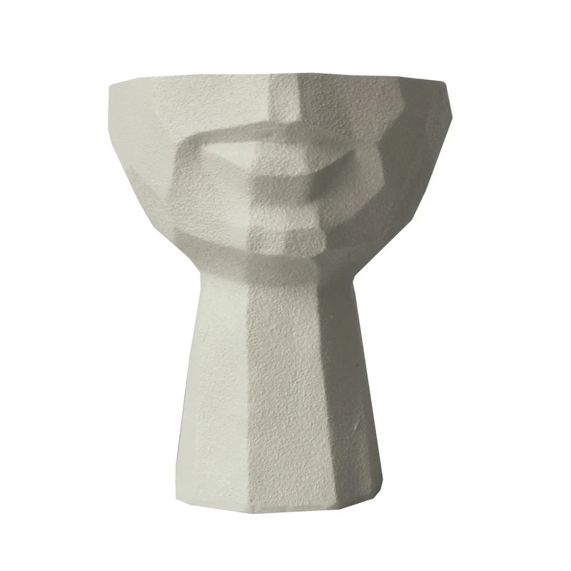 گلدان دکوری  مدل صورت طرح نیم چهره