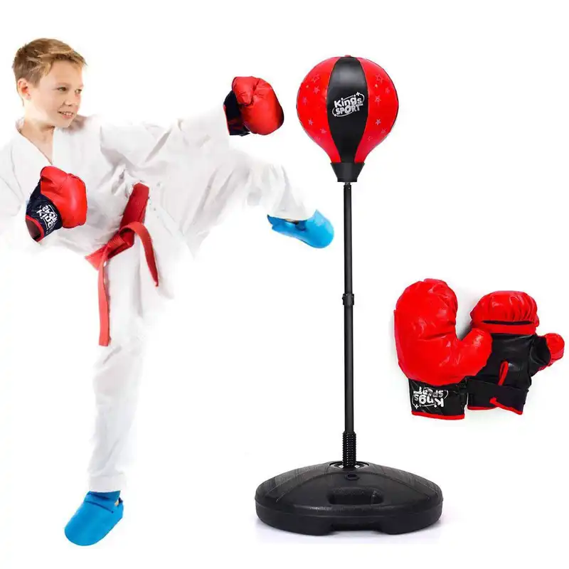 کیسه بوکس کودک مدل 143881 به همراه دستکش بوکس