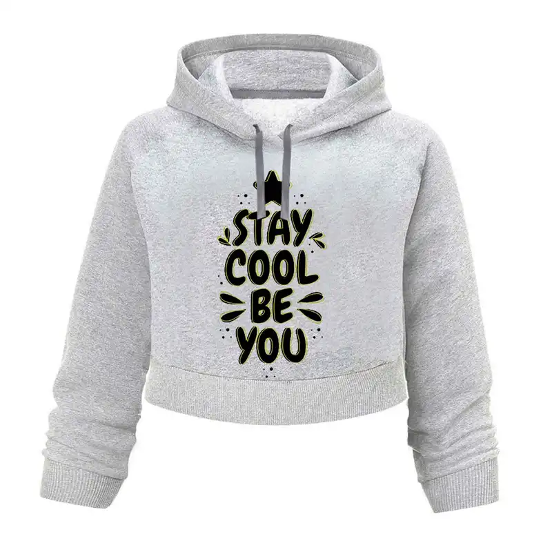 هودی  کراپ زنانه مدل  K38 T