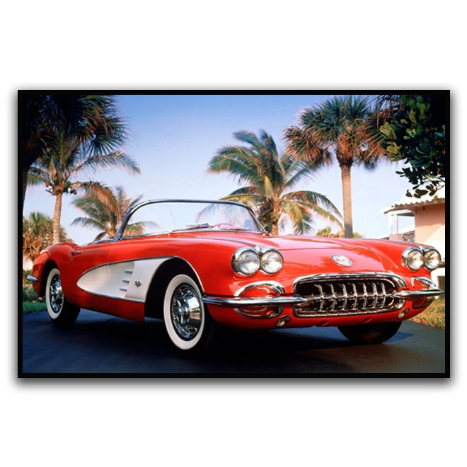 تابلو نوری بکلیت طرح ماشین قدیمی مدل B-D1228