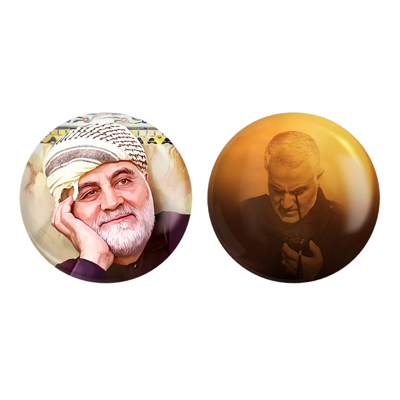مگنت خندالو طرح سردار قاسم سلیمانی کد 1259812594 مجموعه 2 عددی