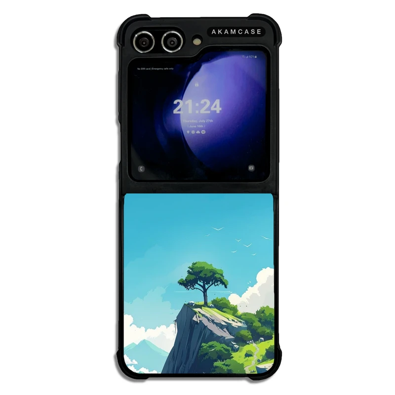 کاور آکام مدل AMC-WSGZFLIP5-NATURE-17 مناسب برای گوشی موبایل سامسونگ Galaxy Z Flip 5