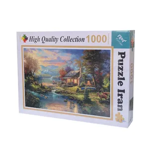 پازل 1000 تکه پازل ایران مدل کلبه جنگلی مناسب برای بزرگسالان