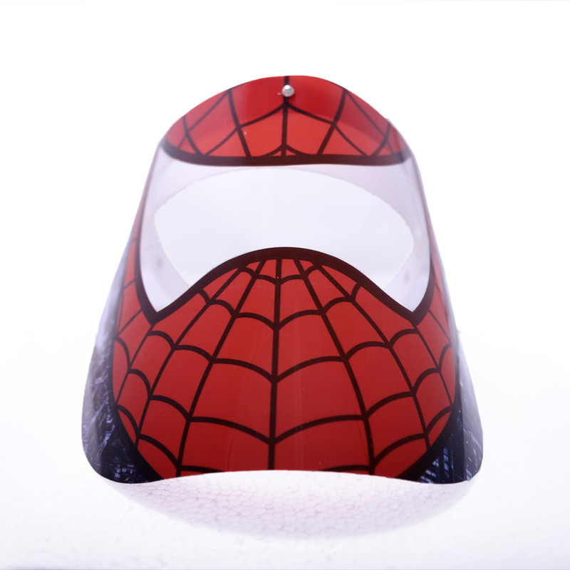 شیلد محافظ صورت کودک دکتر اسکات مدل لاکچری طرح مرد عنکبوتی