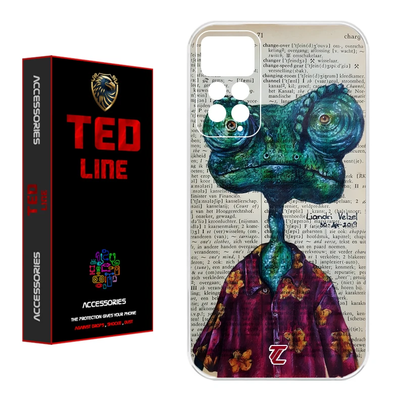 کاور تد لاین طرح رنگو کد 1130 مناسب برای گوشی موبایل شیائومی Redmi Note 11 Pro 4G / Note 12 Pro 4G