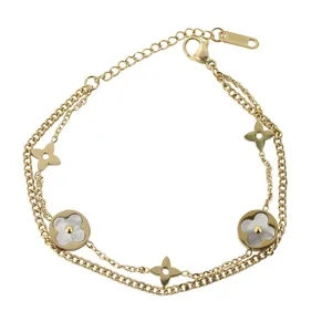 دستبند زنانه مدل گل کد AAD-184