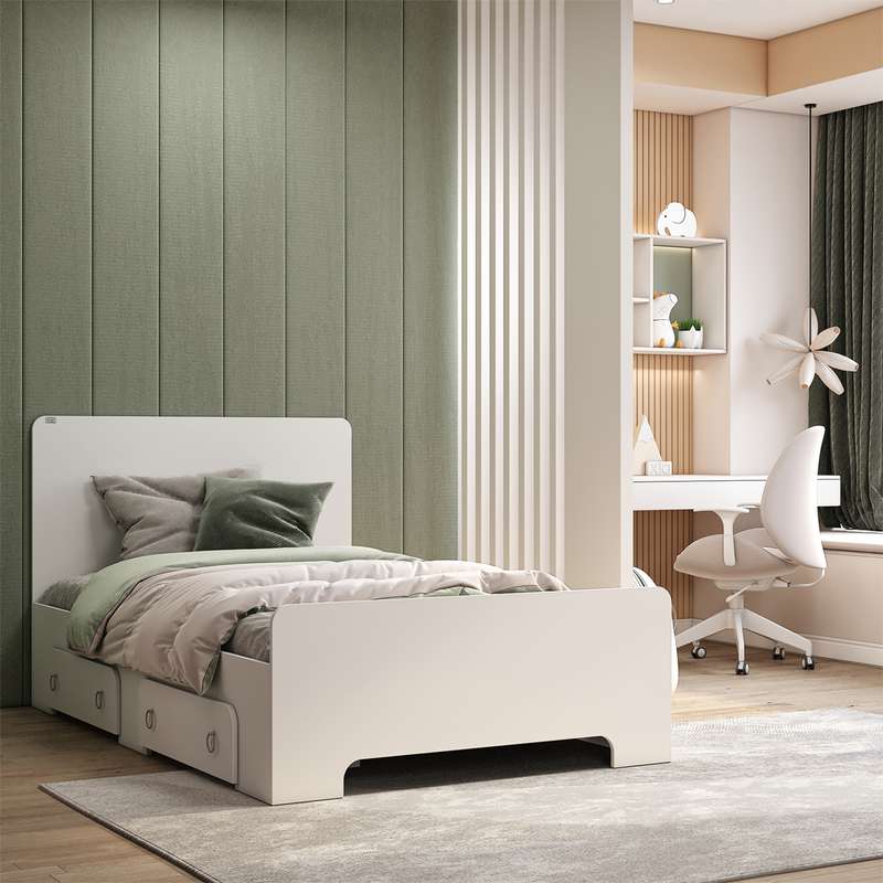 تخت خواب یک نفره اعیان مدل FH793 سایز 120x200 سانتی متر