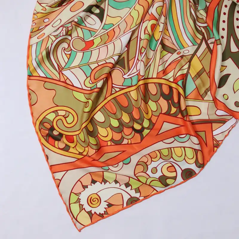 روسری زنانه مدل ابریشم مجلسی کد 2922