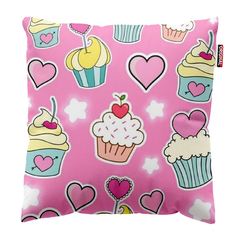 کوسن پاد آفرین طرح کارتونی بستنی کد 2290 سایز 30*30 سانتی متر