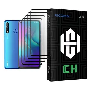 Ricomm CH Glass MIX004 Screen Protector For  Camon 12 Air Pack Of 4