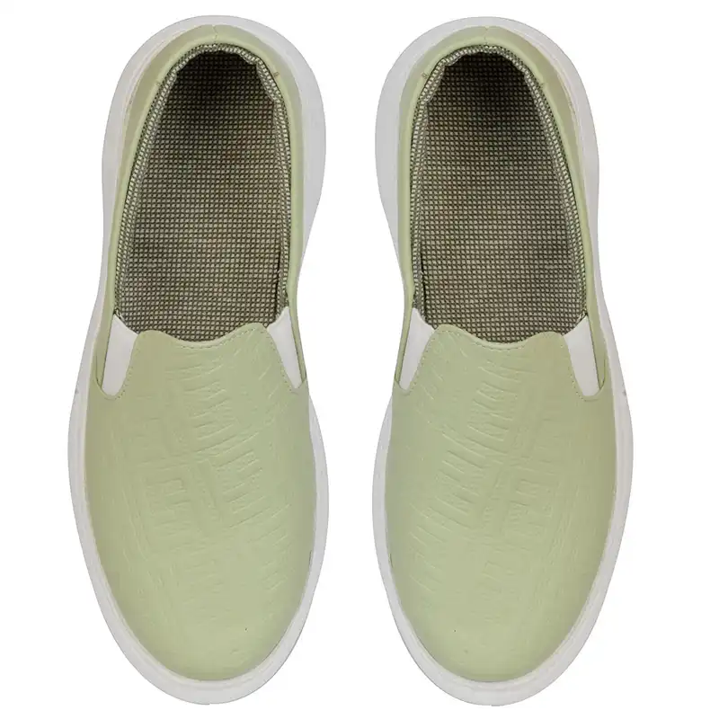 کفش روزمره زنانه مدل 359002622 کشی رنگ سبز روشن