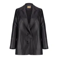 کت چرم زنانه السانا مدل ژامک کد 196901