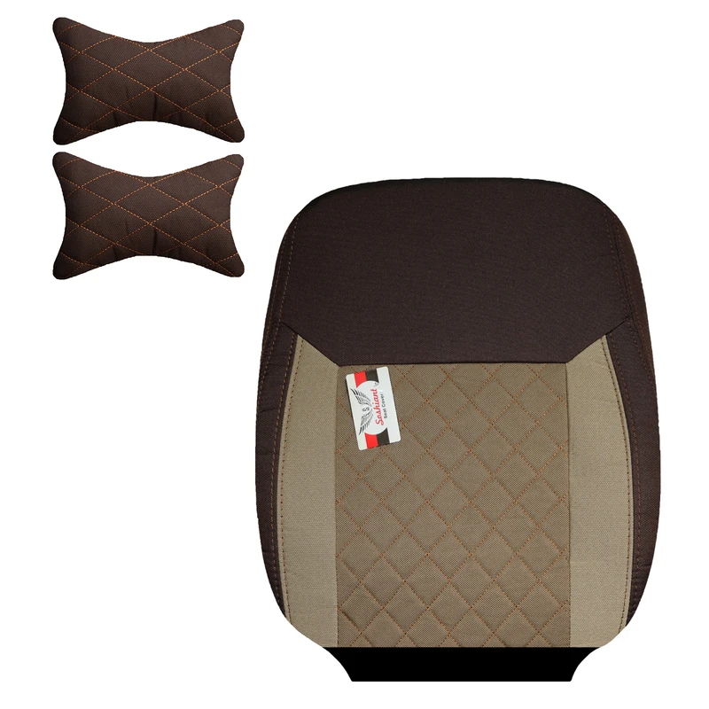 روکش صندلی خودرو سوشیانت مدل فابریک مناسب برای پژو 405 به همراه پشت گردنی   