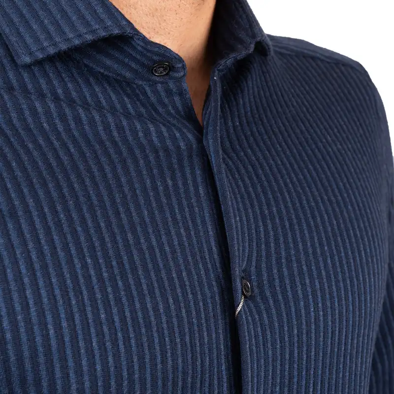 پیراهن آستین بلند مردانه رامسی مدل GM-4527