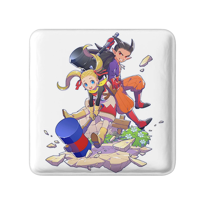 پیکسل خندالو طرح بازی دراگون کوئست (Dragon Quest) مدل مربعی کد 35212